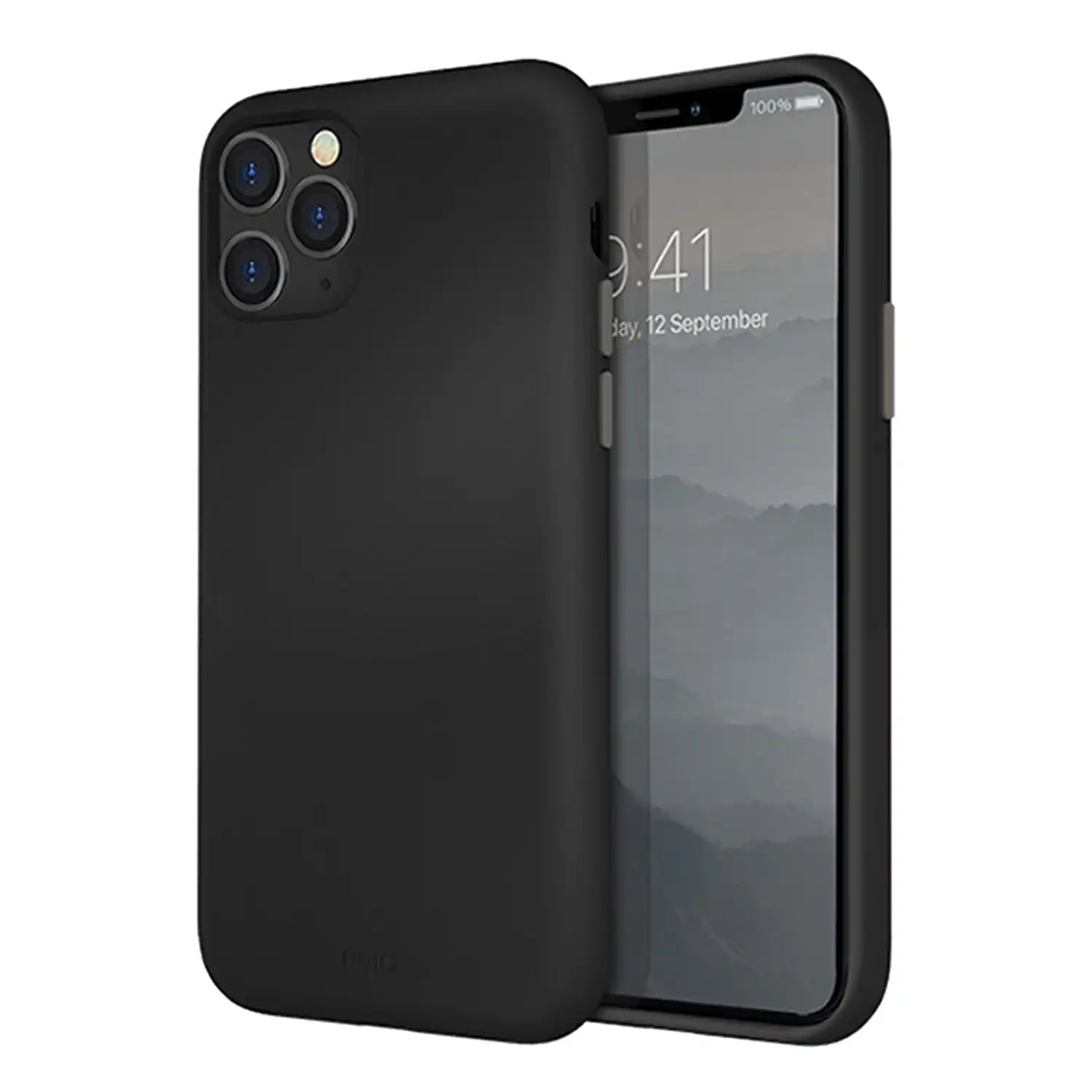 Uniq Lino Hue Protective Mobile Case Silicone Cover For Apple iPhone 11 Pro BLK