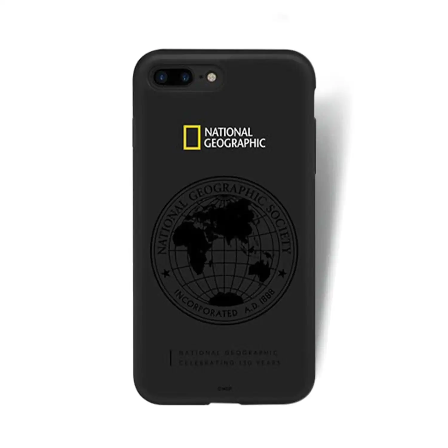 National Geographic Double Protective Case Cover For Apple iPhone 7/8 Plus Black