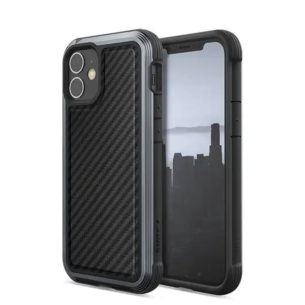 X-Doria Raptic Lux Shockproof 5.4" Case For Apple iPhone 12 Mini Black/Carbon