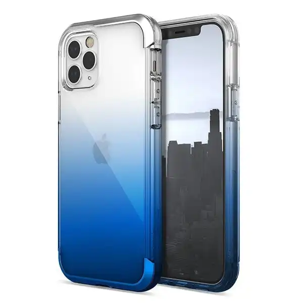 X-Doria Raptic Air Shockproof Case/Cover For Apple iPhone 12/Pro Blue Gradient