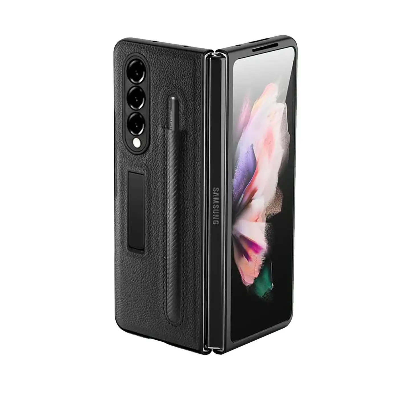 Urban Sleek Mobile Phone Case Protection Cover For Samsung Galaxy Z Fold 4 Black