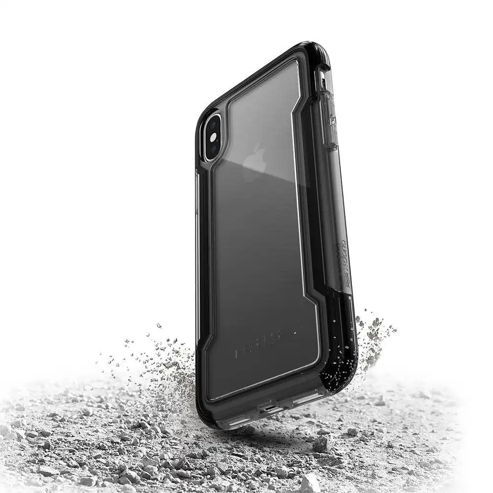 X-Doria Defense Phone Case Cover Protection For Apple iPhone XS Max Clear/Black