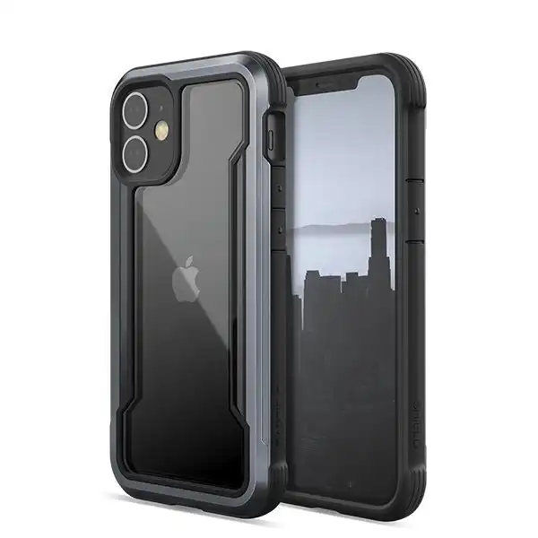 X-Doria Raptic Shield Protective 5.4" Mobile Case/Cover For iPhone 12 Mini Black