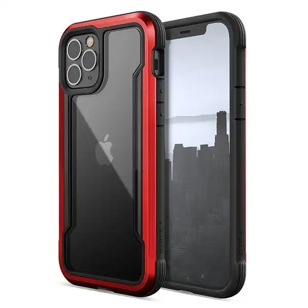 X-Doria Raptic Shield 6.7" Protective Case/Cover For Apple iPhone 12 Pro Max Red