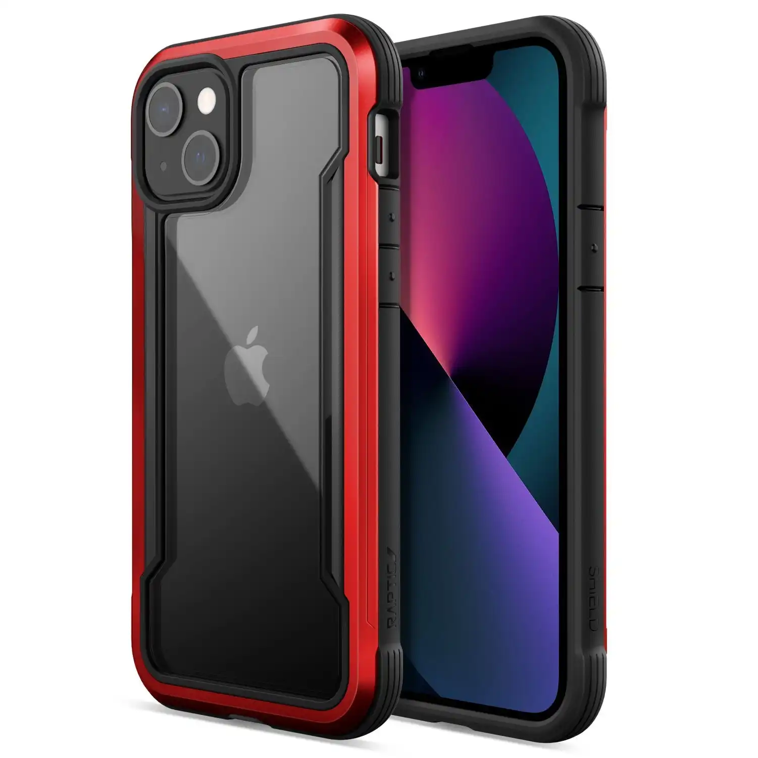 X-Doria Raptic Shield Pro Mobile Protective Case/Cover For Apple iPhone 13 Red