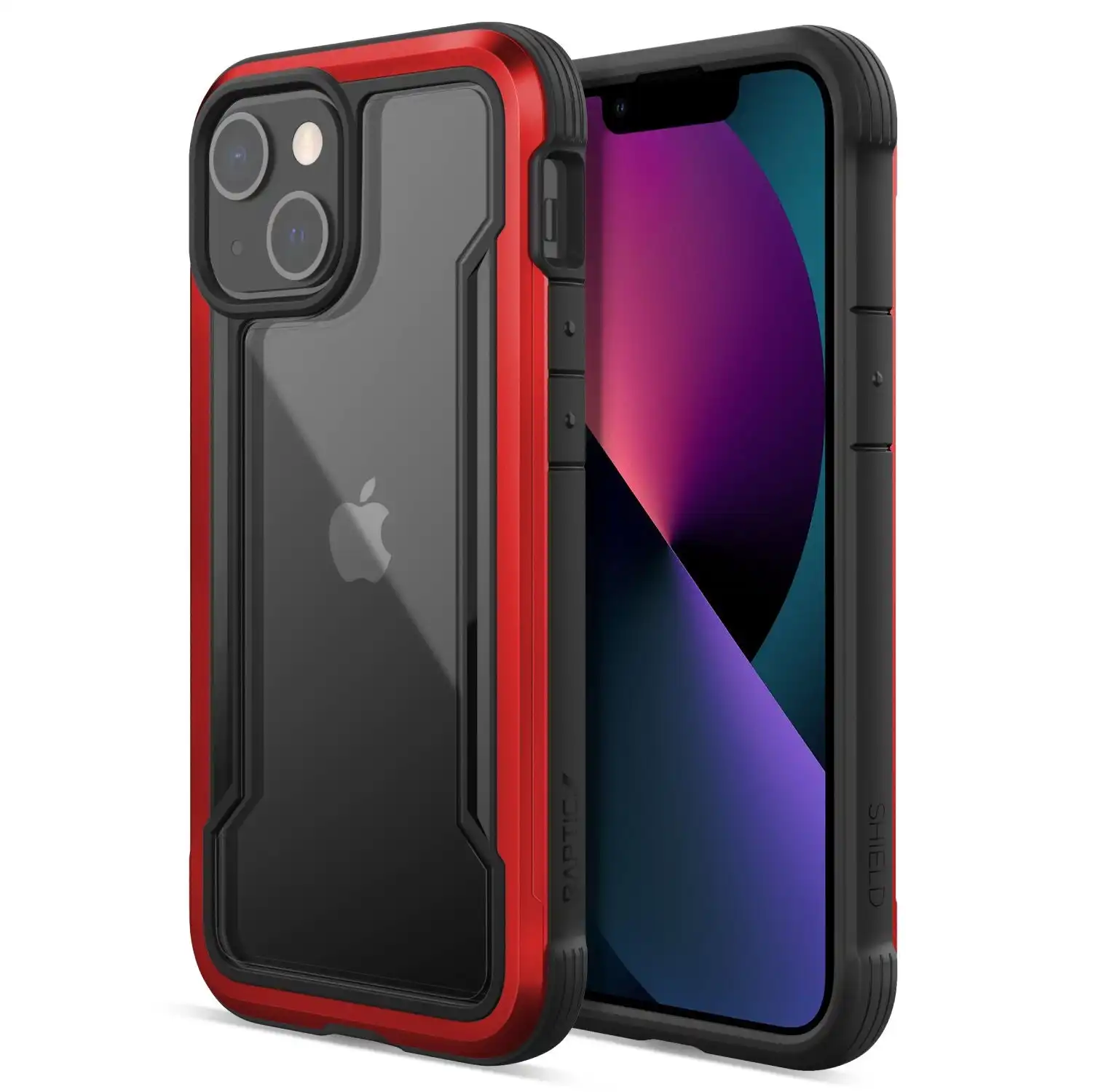 X-Doria Raptic Shield Pro Shockproof Case/Cover For Apple iPhone 13 Mini Red