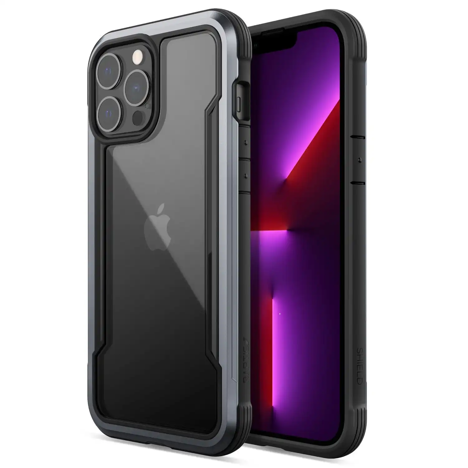 X-Doria Raptic Shield Pro Shockproof Case/Cover For Apple iPhone 13 Pro Max BLK