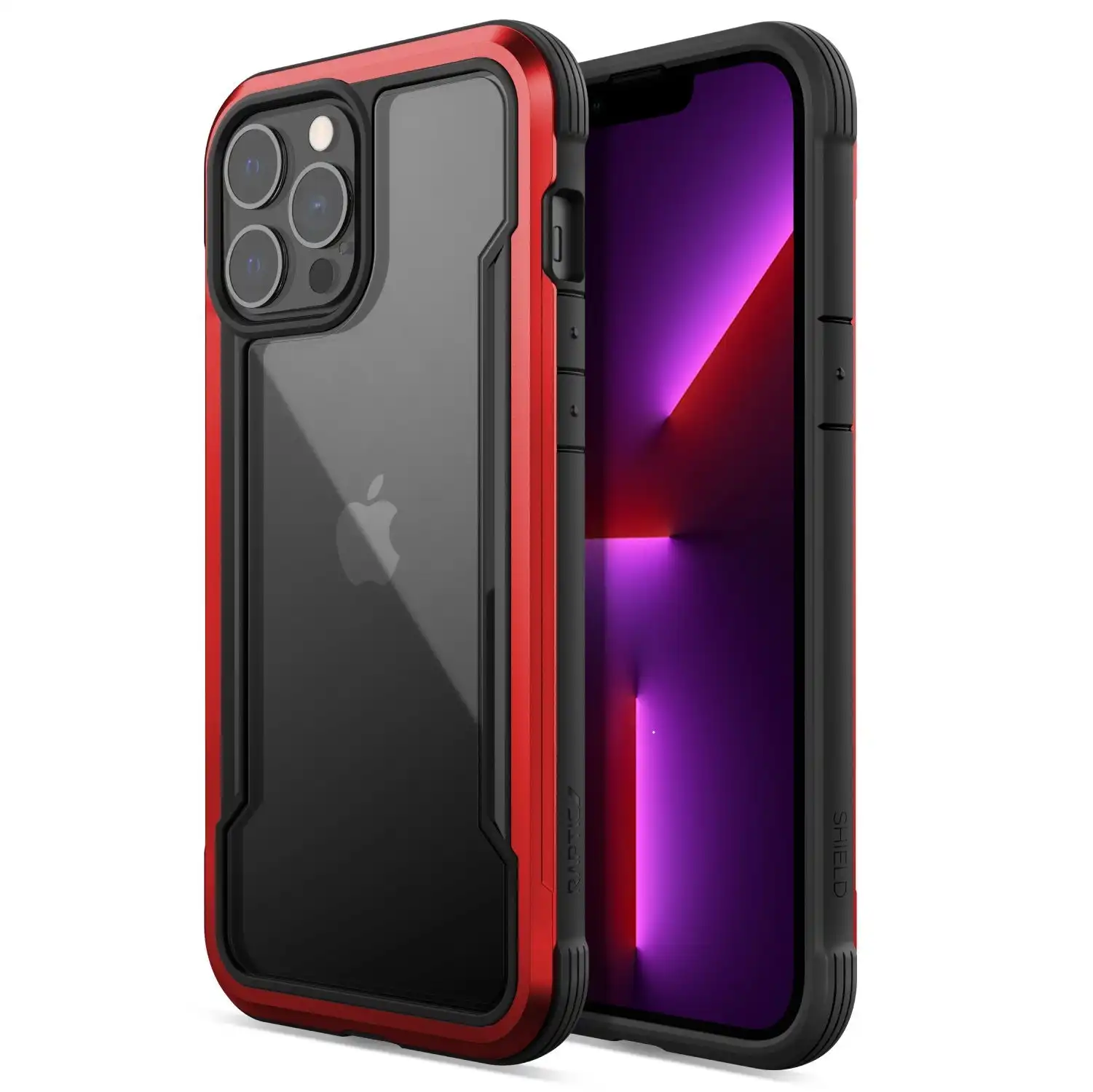 X-Doria Raptic Shield Pro Shockproof Case/Cover For Apple iPhone 13 Pro Max Red