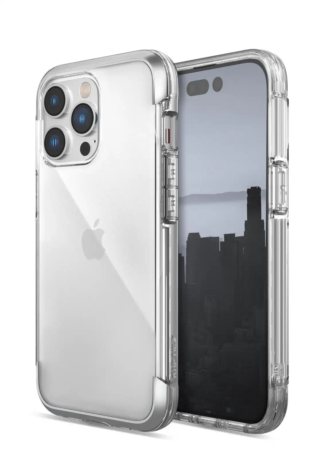 X-Doria Raptic Air Phone Protection Case Cover For Apple iPhone 14 Pro Silver