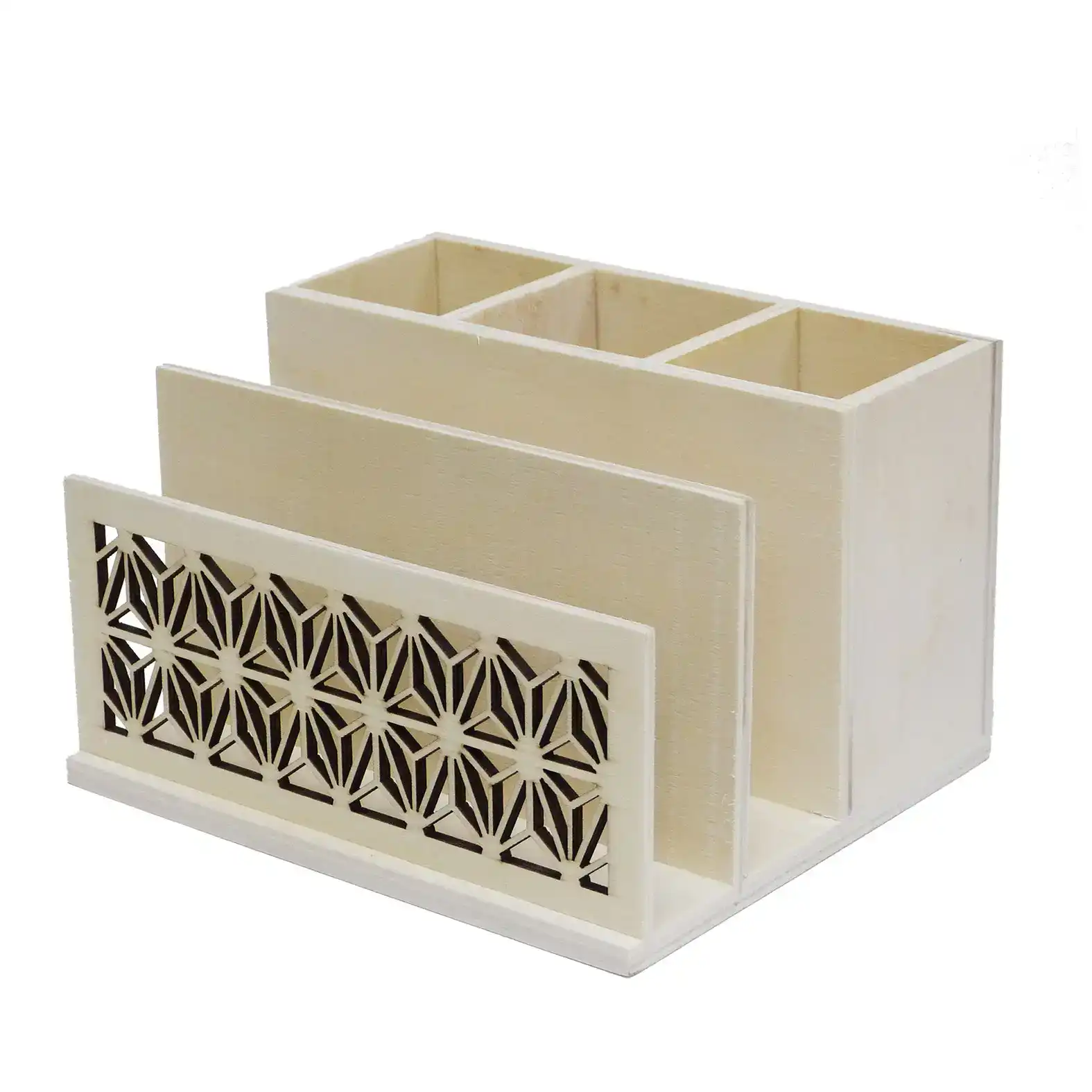 Boyle Art/Craft 18.5x15.3cm Laser Cut Plywood Desk Organiser Storage/Holder