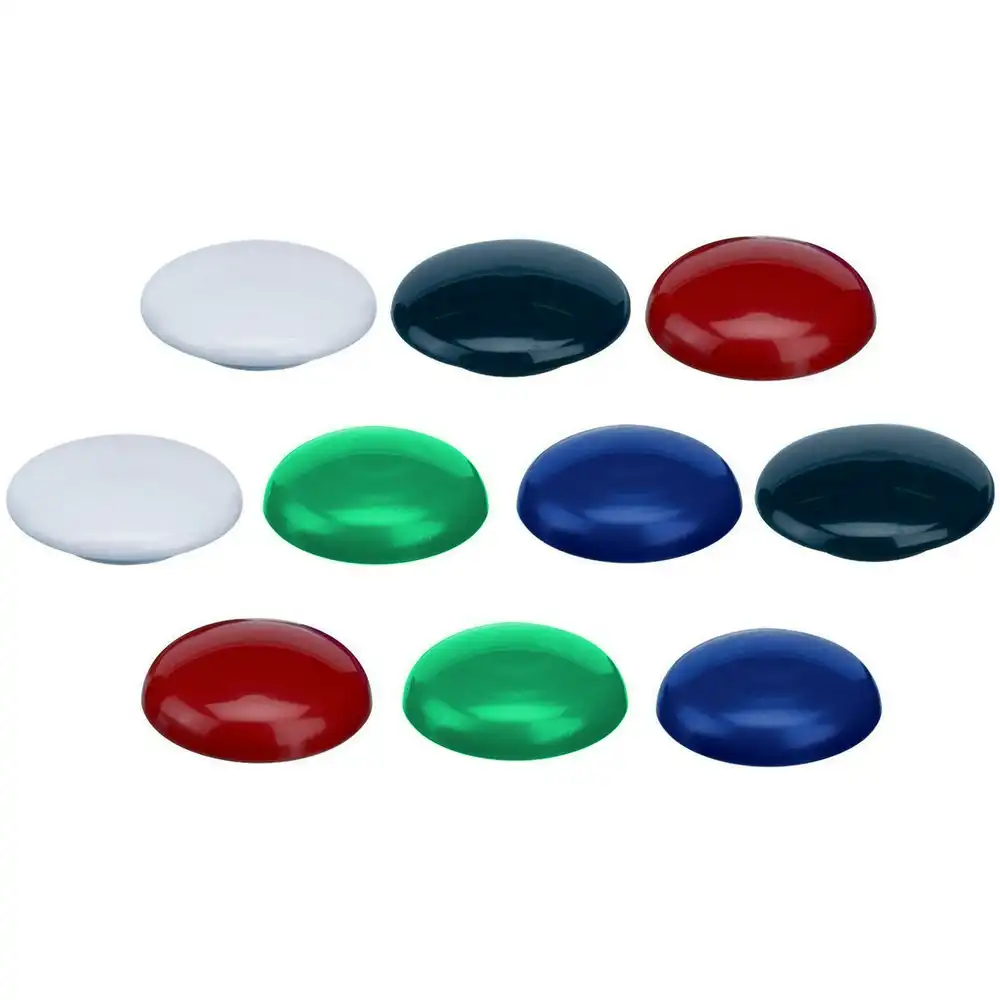 20x Quartet 20mm Magnet Buttons Document/Photo Holder For Magnetic Board Assort