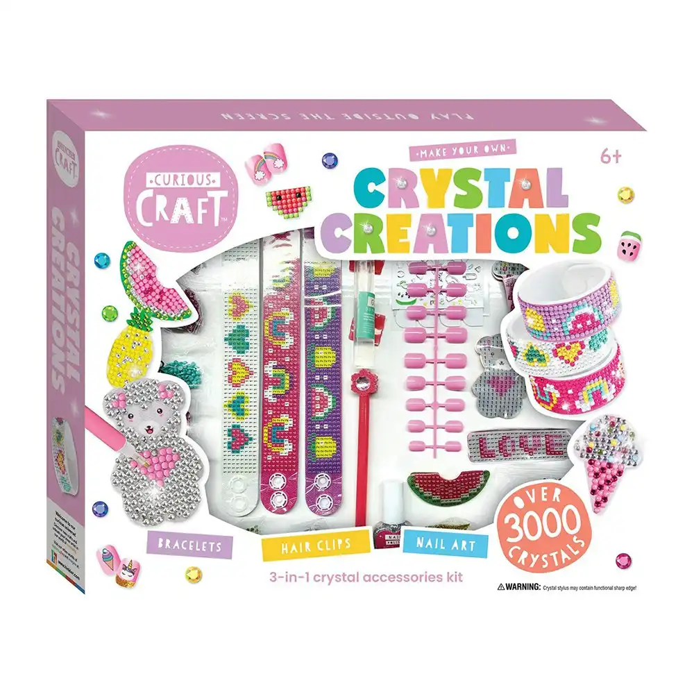 Curious Craft Ultimate Crystal Creations Accessory Activity Kit Project 8y+