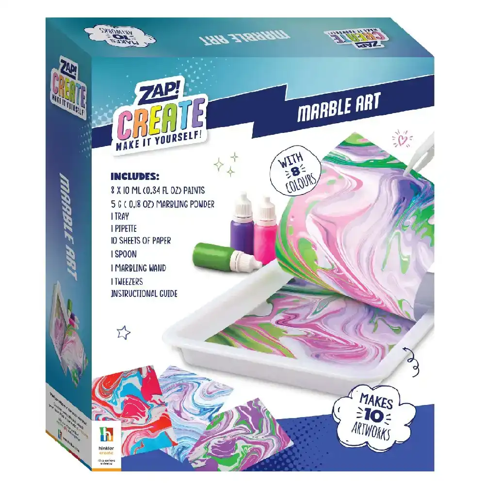 Zap! Extra Create Marble Art And Craft Activity Kit Art Hobby Project 8y+