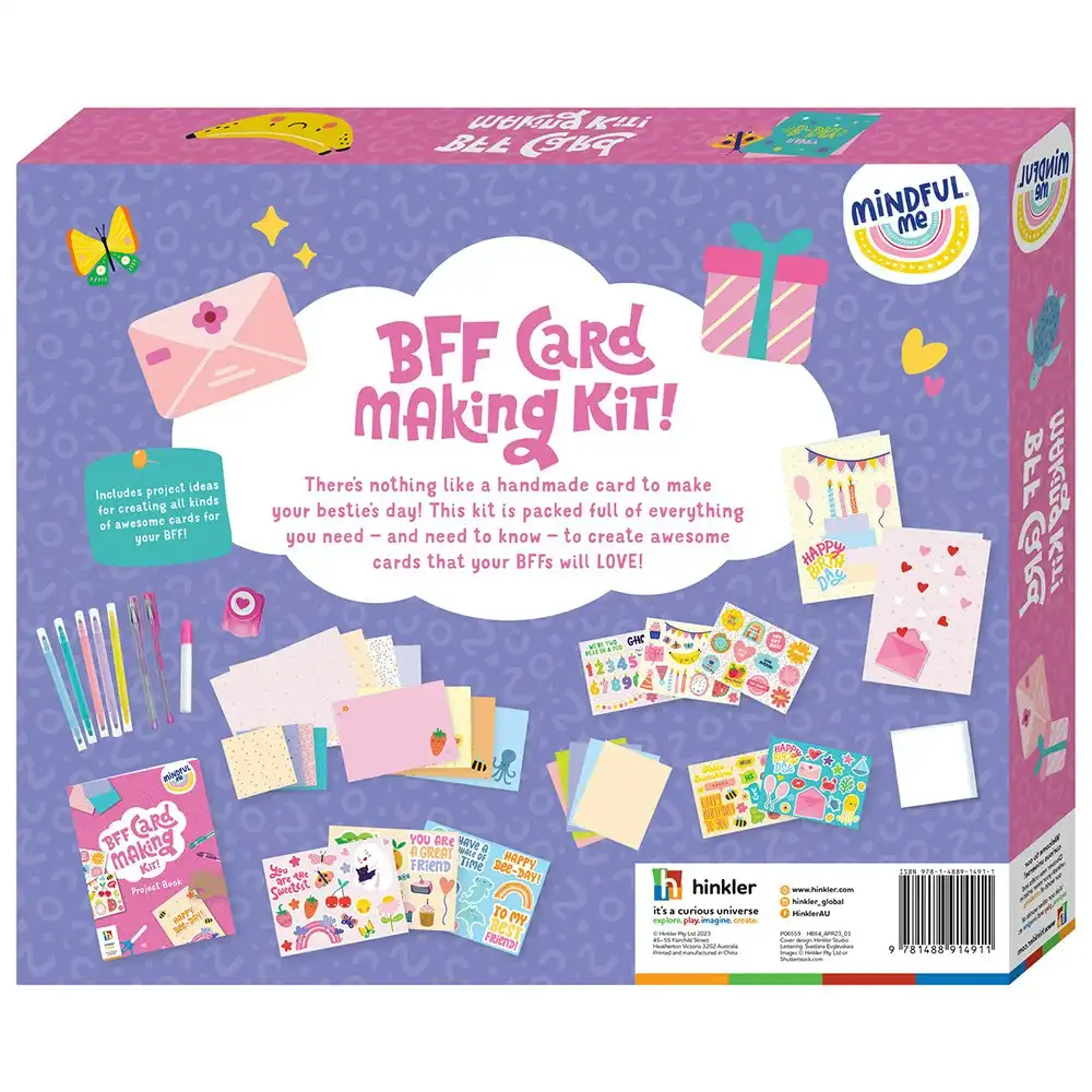 Elevate Mindful Me BFF Card Making Kit Craft Activity Kit Art Project 6y+