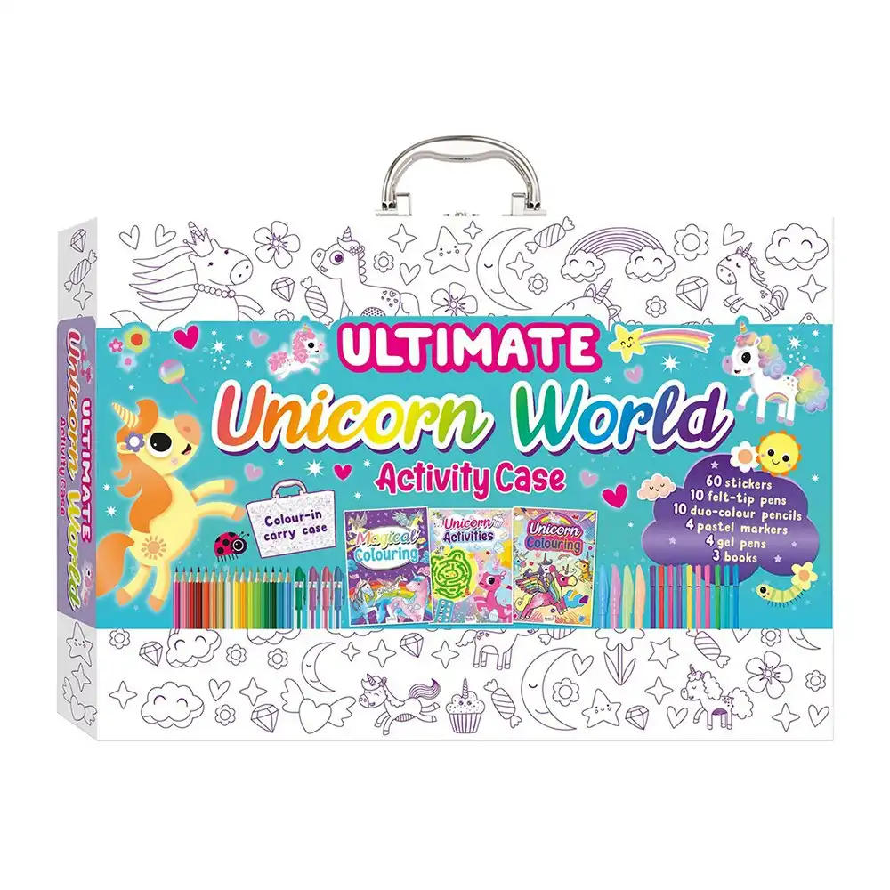 Bookoli Ultimate Play Case: Unicorn World Activity Case Craft Kit Childrens