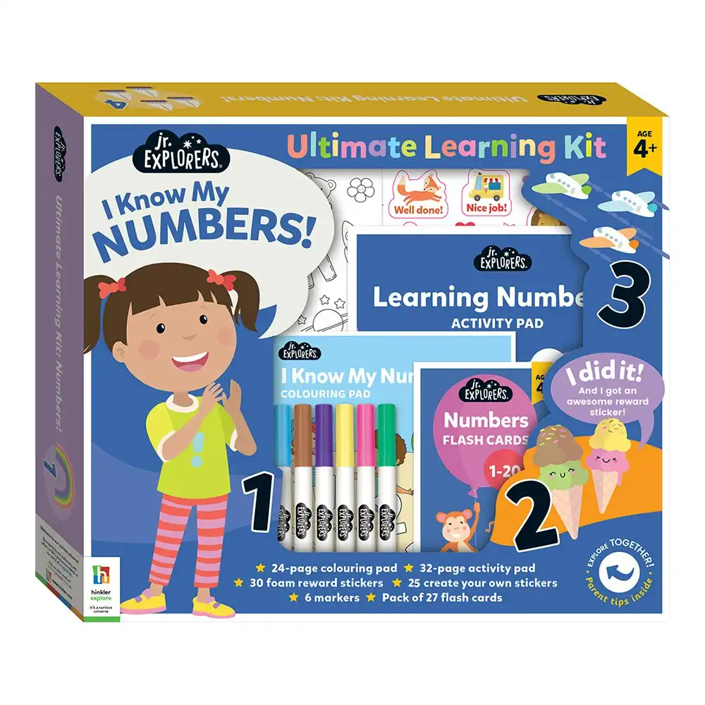 Junior Explorers Ultimate Activity Kit: I Did It! Numbers Kids Activity 3y+