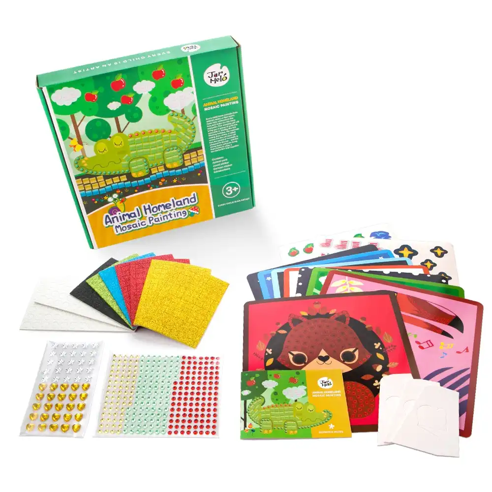 Jarmelo Mosaics Sticker/Tile Craft Animal Homeland Kids/Children DIY Craft 3+