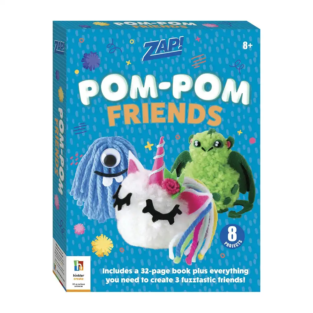 Zap! Extra Pom-Pom Friends Art And Craft Activity Kit Childrens Project 8y+