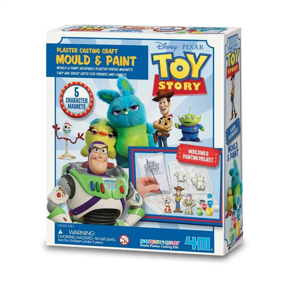 4M Disney PIXAR Mould & Paint Toystory Art/Craft Kids/Toddler Activity Kit 5y+