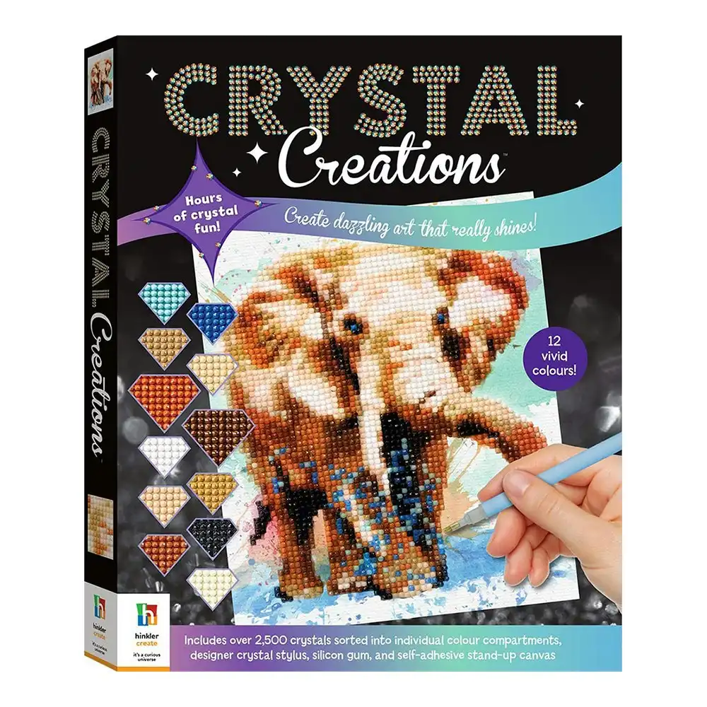 Art Maker Crystal Creations Elephant Craft Activity Kit Gem Entertainment