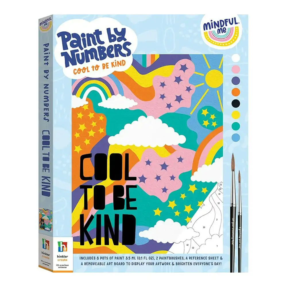 Elevate Mindful Me Paint by Numbers: Cool to be Kind Art And Craft Kit 8y+