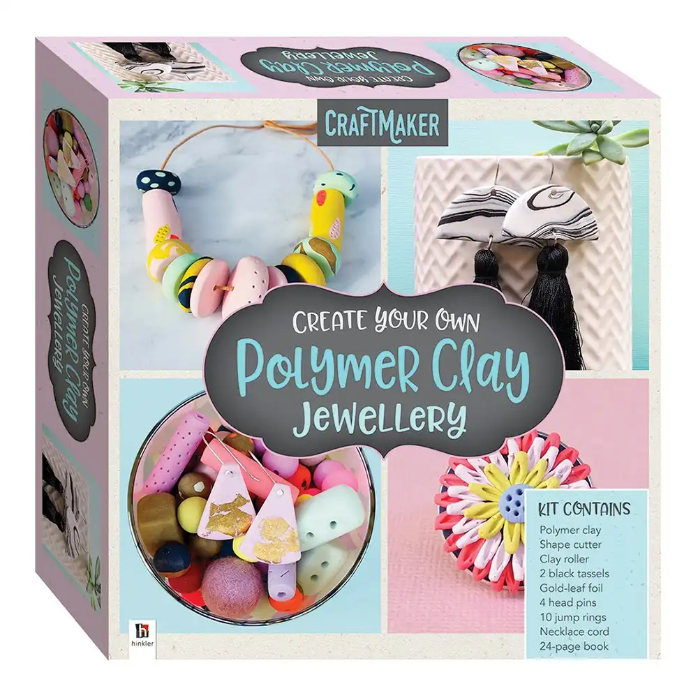 Craft Maker Create Your Own Polymer Clay Jewellery Kit Activity Project