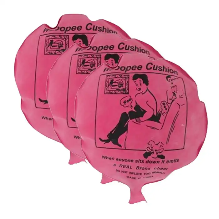 3x Whoopee Cushion 30cm Farting Bag Party Prank/Joke Toy Windy Blaster Assorted
