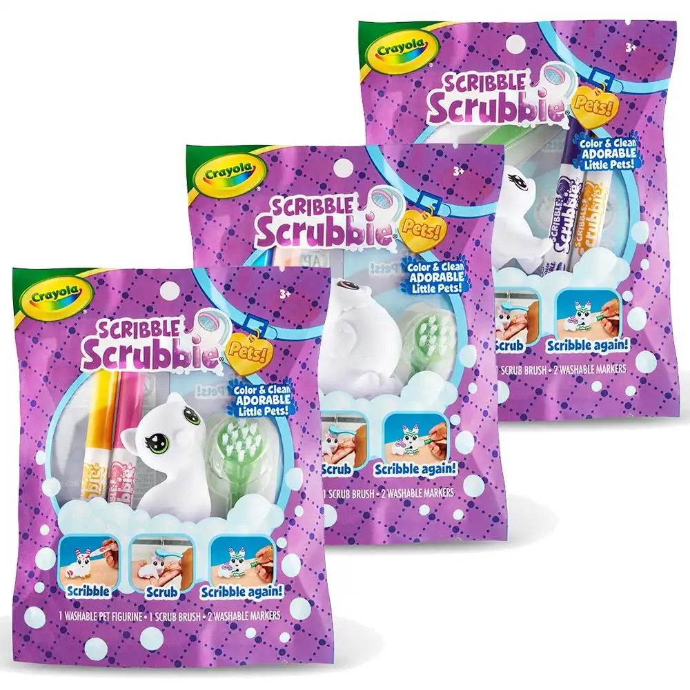 Crayola Scribble Scrubbies Pets Super Beauty Salon Playset Kids/Children  3y+, KG Group