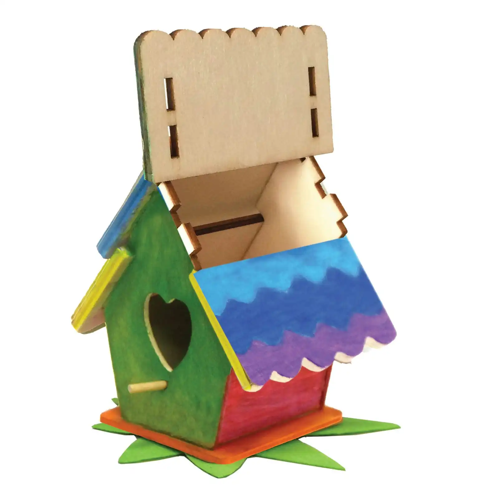 Boyle Crafty Kits Build & Paint Wooden Birdhouse Kids/Children Activity Toy 5y+