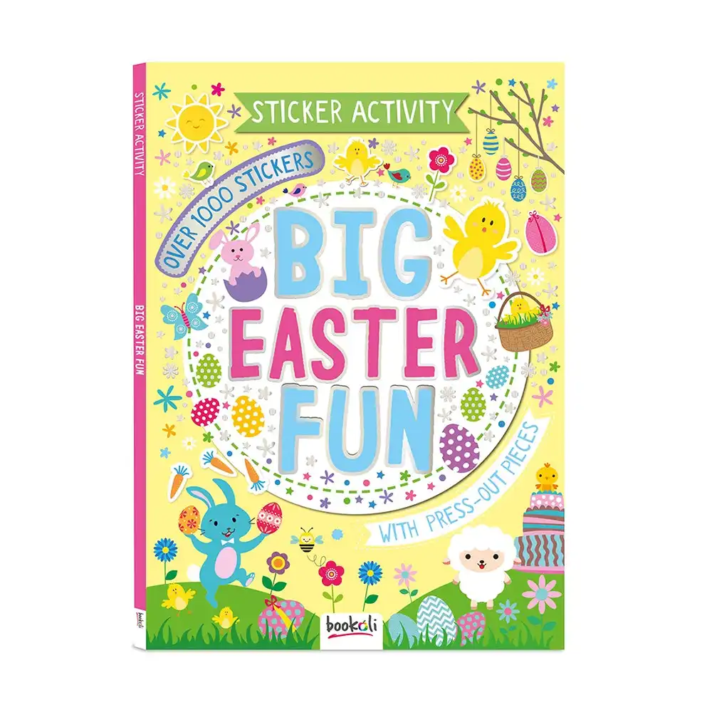 Bookoli CSA Giant Spring: Big Easter Fun Sticker & Activity Book Art/Craft