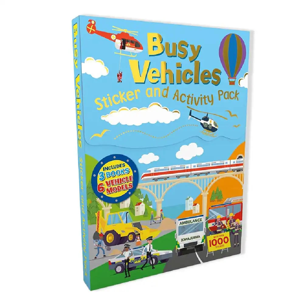 Bookoli Buy Vehicles Kids Sticker & Activity Book Pack Doodle Art/Craft