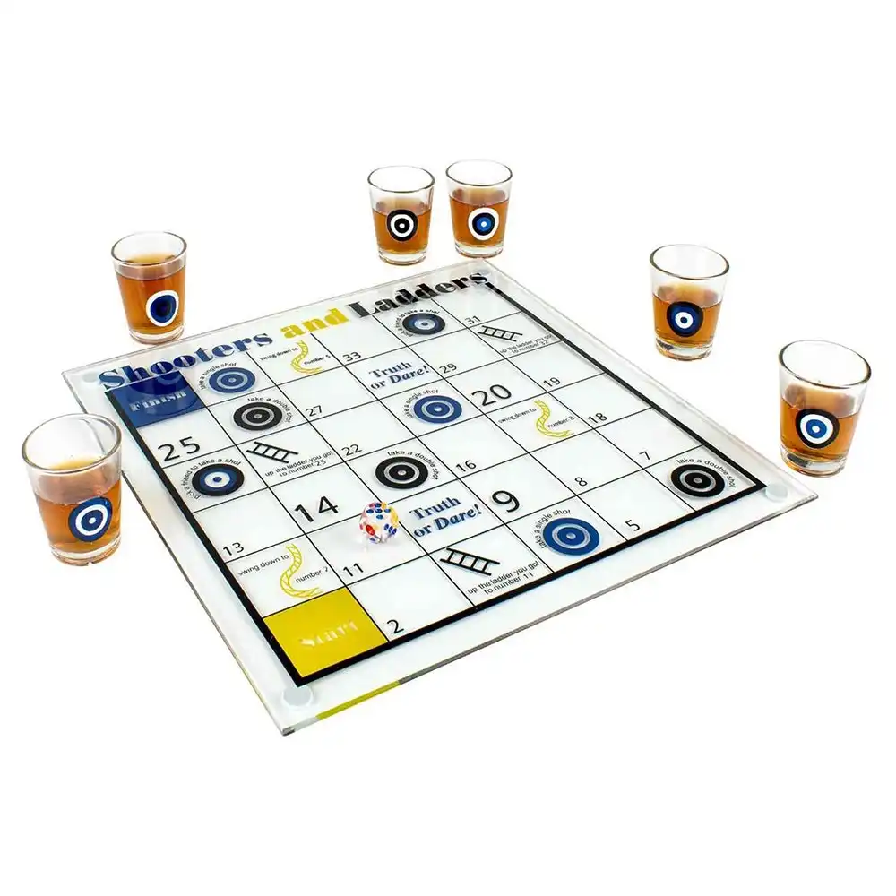 Drinking Game Shooters And Ladders Drink Alcohol Fun Party Tabletop Game 18y+