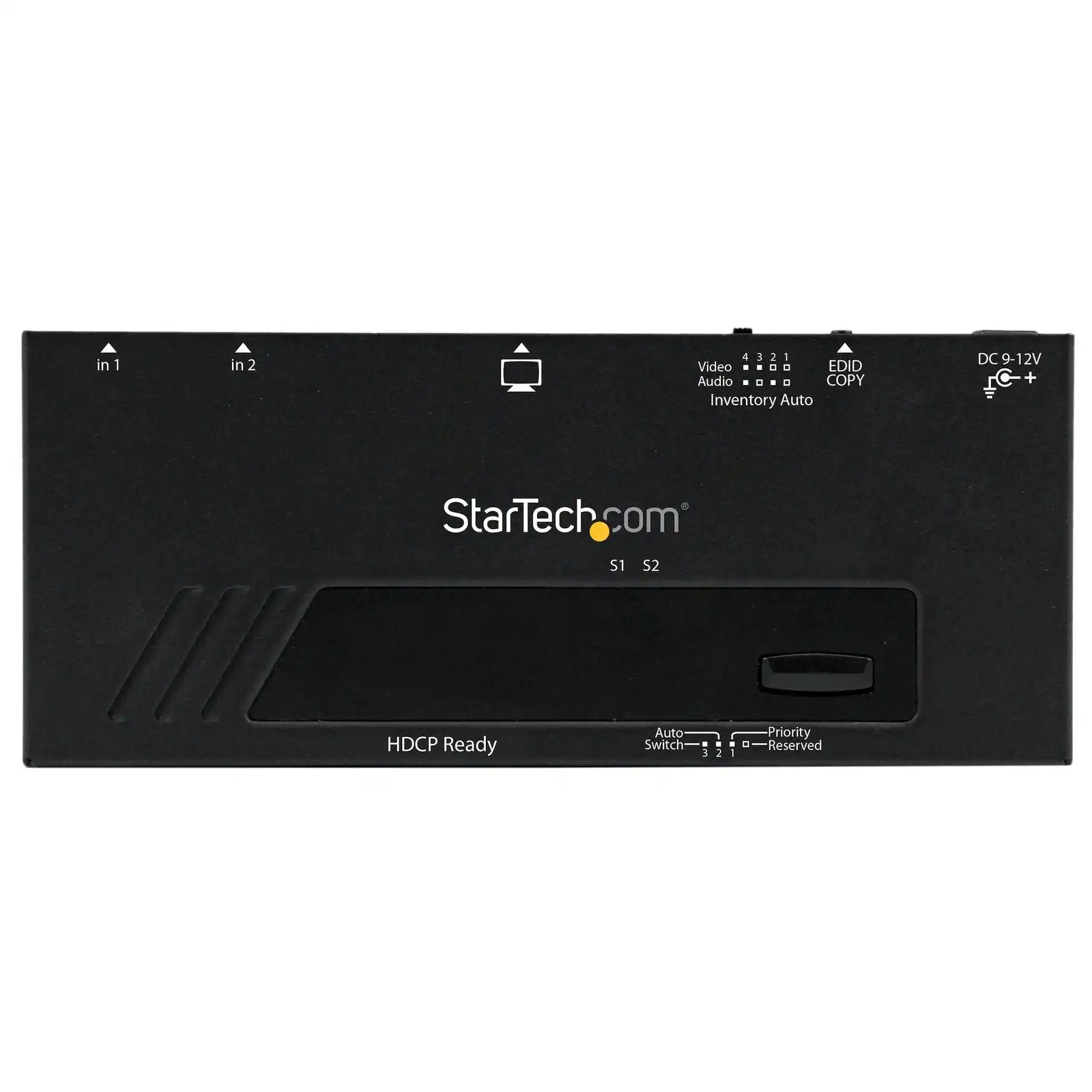 Star Tech 1080p 2 Port HDMI Switch Box w/ Automatic/Priority Switching + Remote