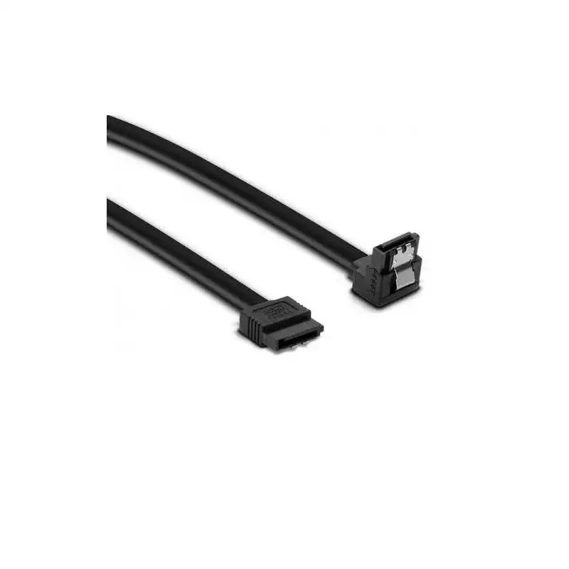4x Cruxtec 100cm 180degree to 90degree SATA3 Cable For HDD/SSD Connectors Black