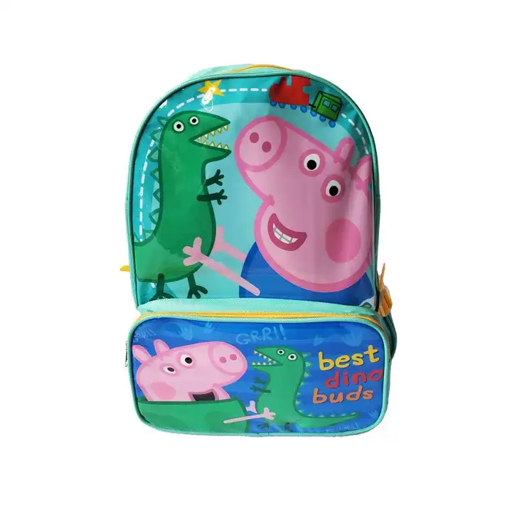 Peppa Pig George Kids/Childrens Backpack/Cooler Bag/Puzzle/Bath Toy Showbag 22