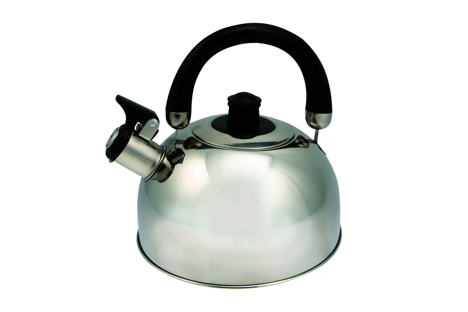 Cockatoo Camping 2L Stainless Steel Whistling Kettle Outdoor Water Boiler Silver