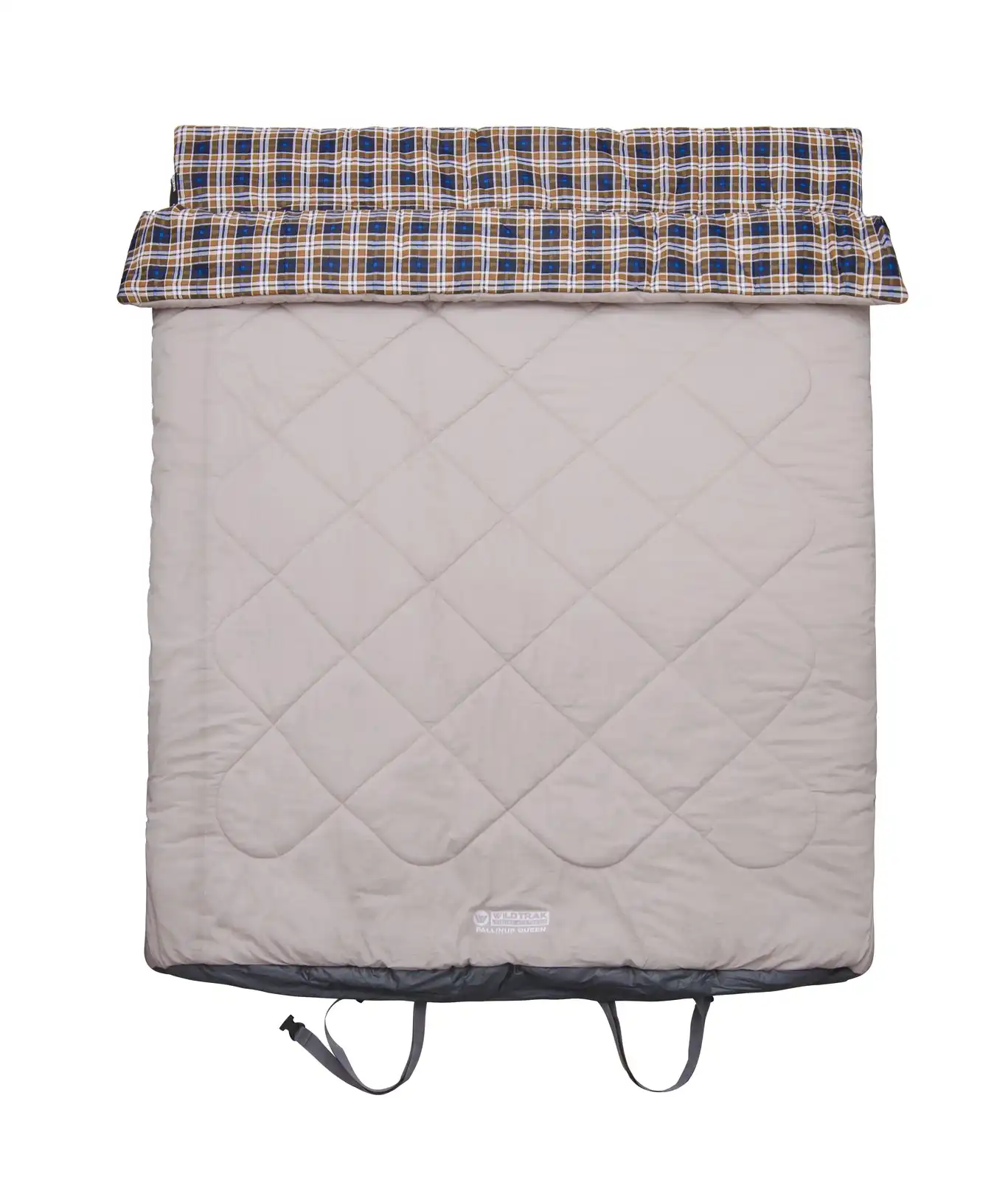 Wildtrak Pallinup 220x152cm Queen Comfort Sleeping Bag Thermal Camping Sleeper