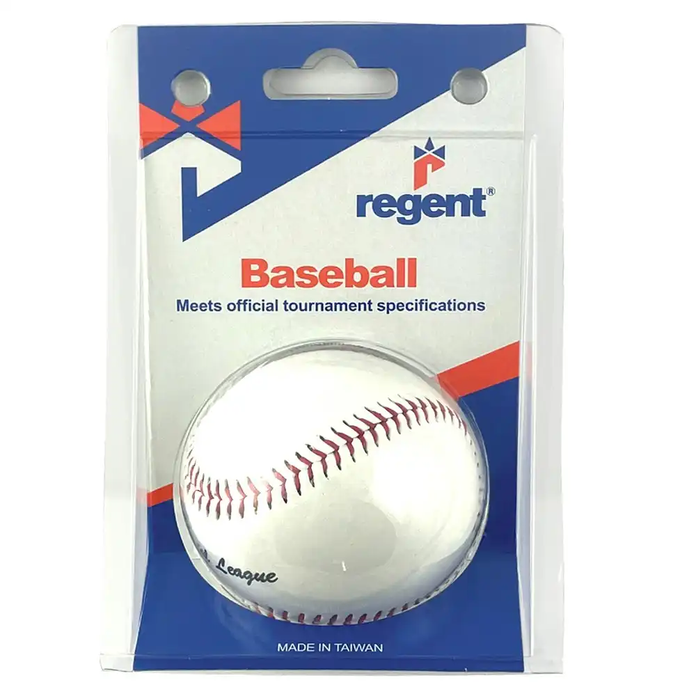 2x Regent 9" Parahyde Baseballs Outdoor Sports Game Practice/Training Ball White