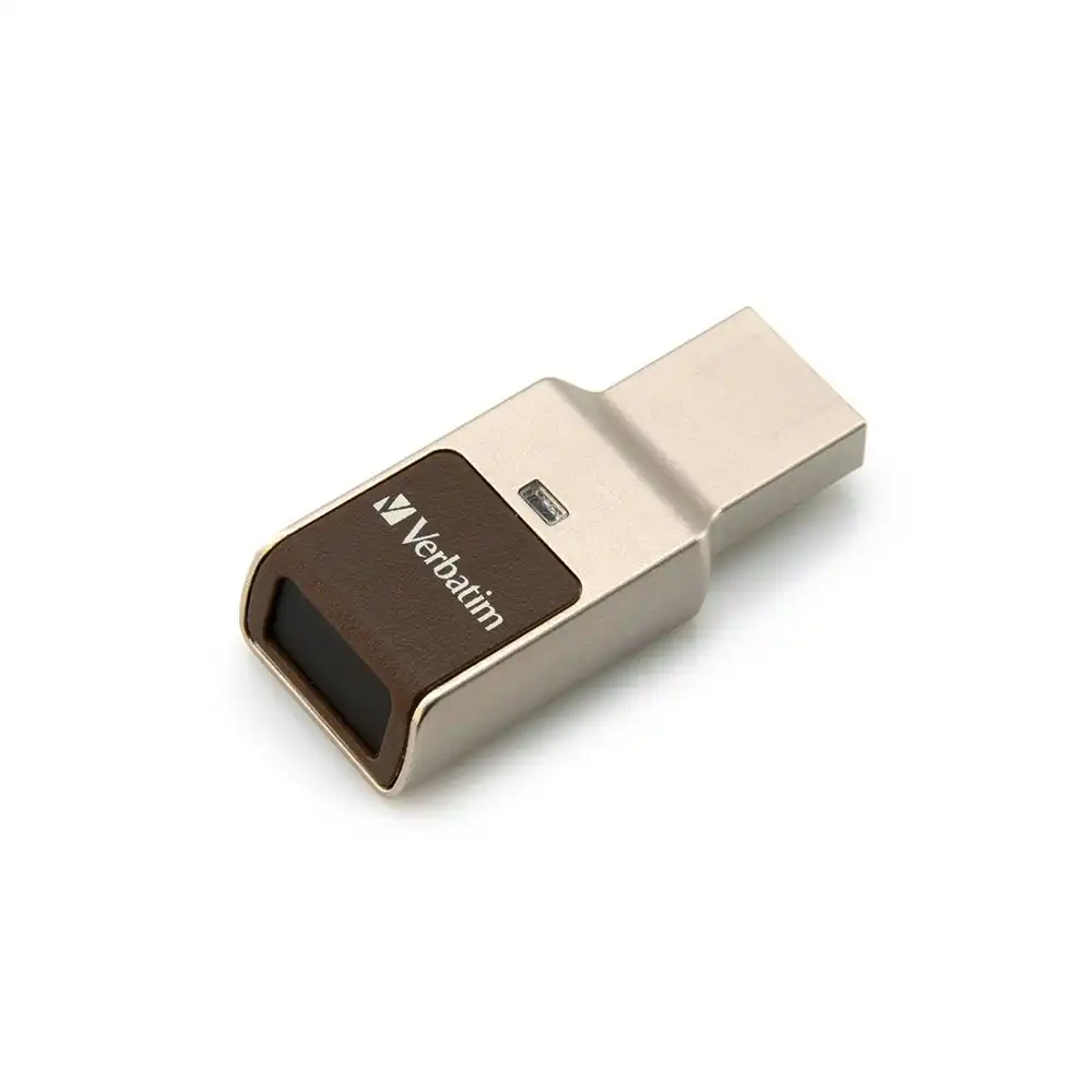 Verbatim Store'n'Go Fingerprint Secure 64GB USB 3.0 Drive Storage Stick For PC