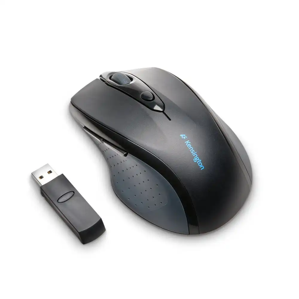Kensington Pro Fit 2.4GHz Wireless Full Size Optical Mouse For Laptop/PC Black