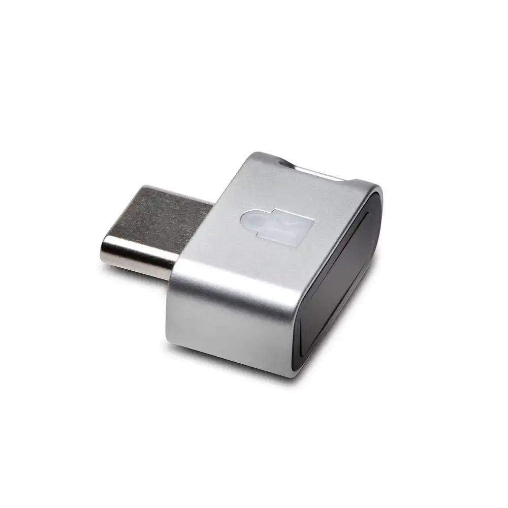 Kensington VeriMark Guard USB-C Fingerprint Key Data Security For Laptop Black