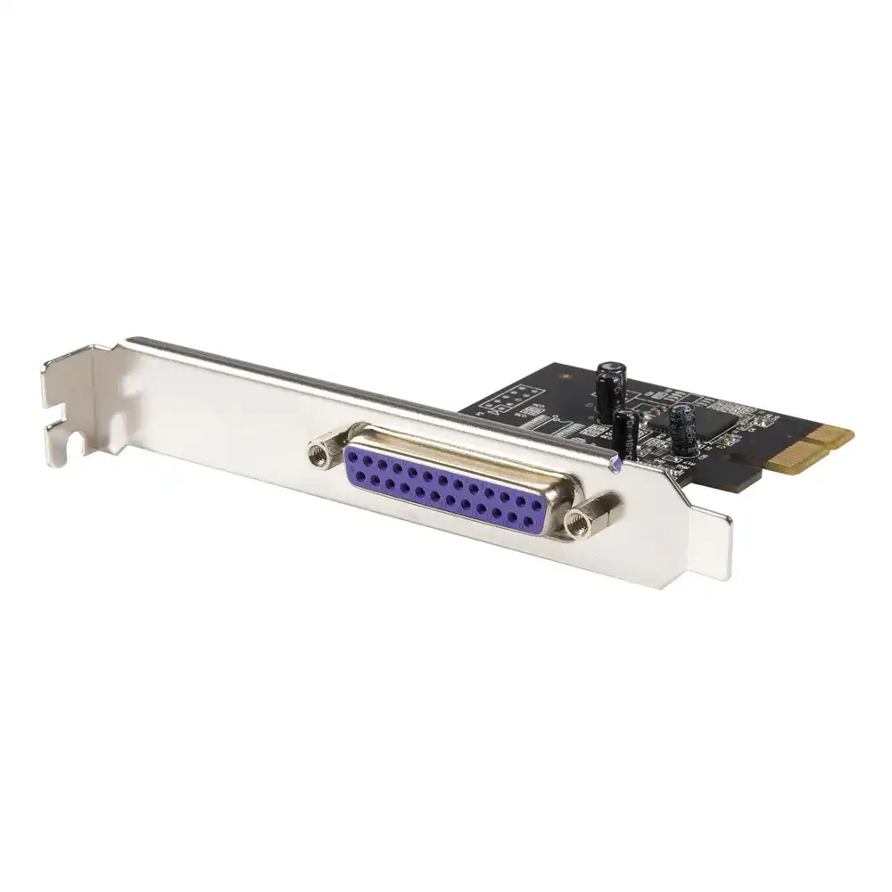 StarTech 1 Port PCI Express/PCIE Dual Profile Parallel Adapter Connector/Card