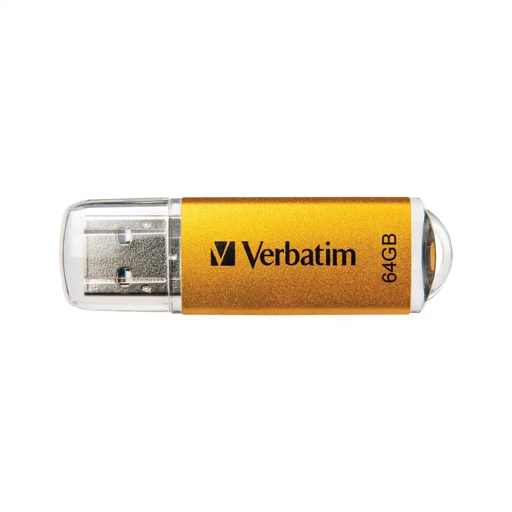 Verbatim Store'n'Go 64GB USB 3.0 Stick Drive Memory Storage For PC/Laptop Gold