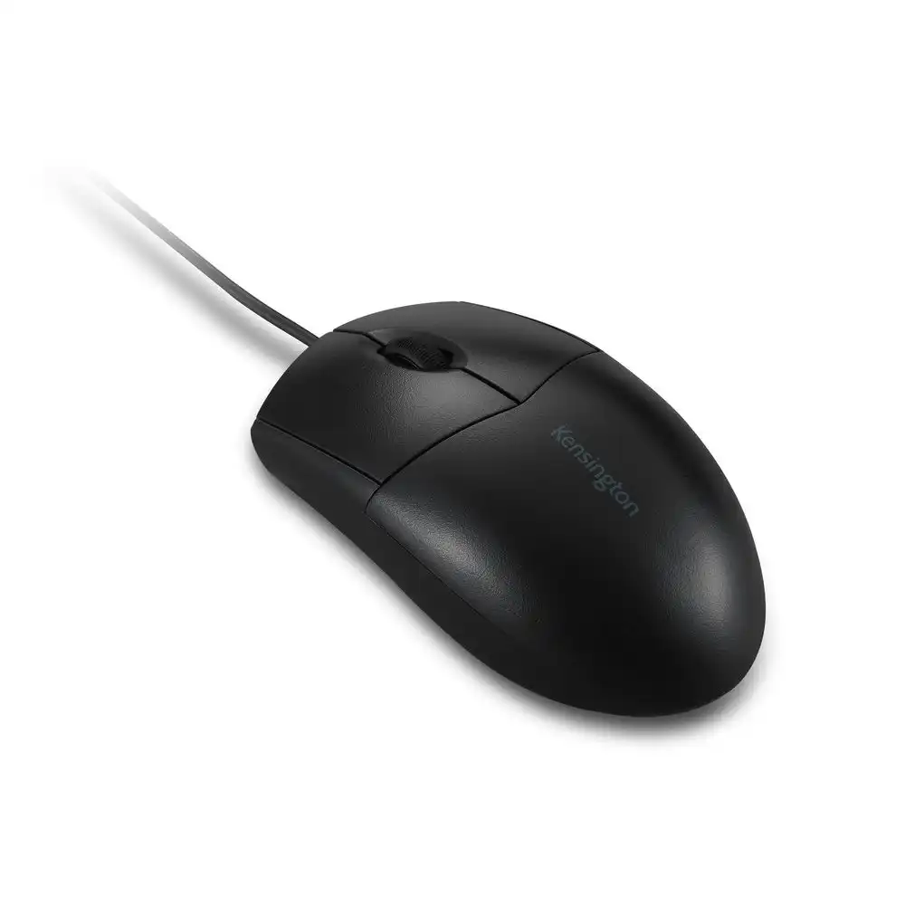 Kensington Profit Washable USB Wired Optical Mouse For Laptop/Computer PC Black