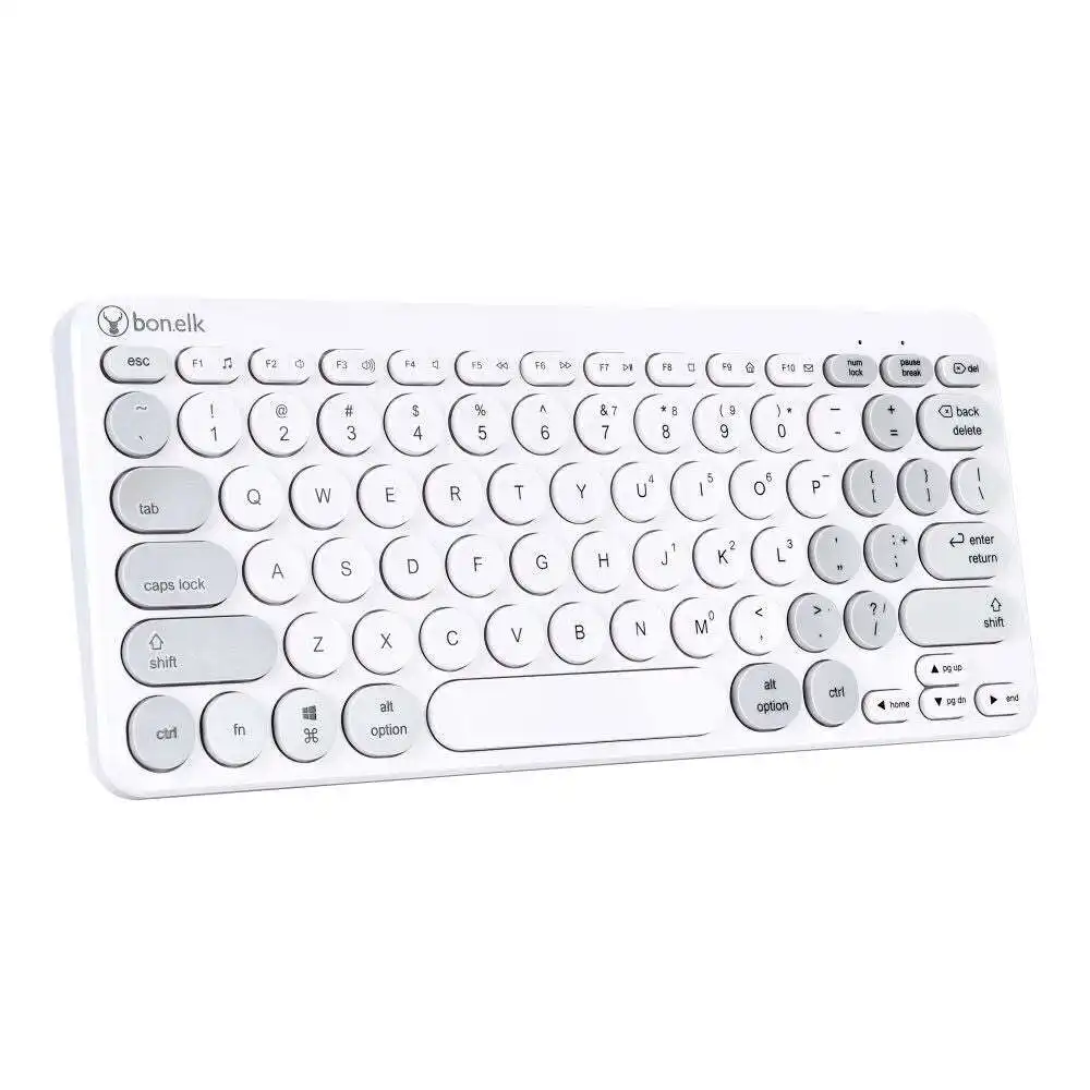 Bonelk KM-383 USB Wireless Keyboard & Mouse 1800DPI Combo For Laptop/PC Grey