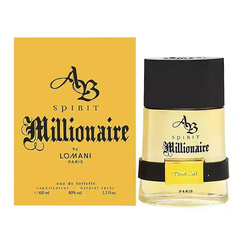 Lomani AB Spirit Millionaire 100ml Eau de Toilette Men Fragrances Spray for Him