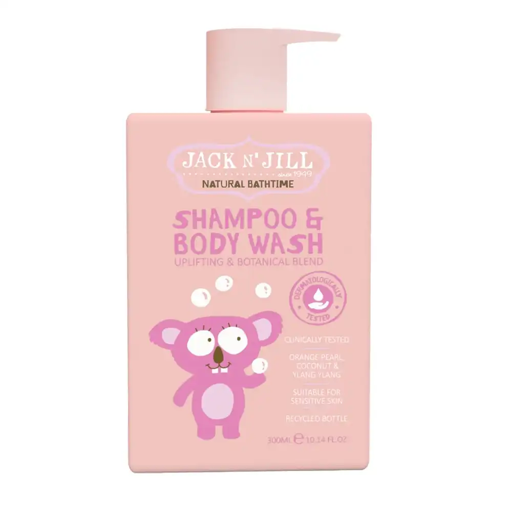 Jack N' Jill Baby 300ml Liquid Shampoo & Body Wash Natural For Sensitive Skin