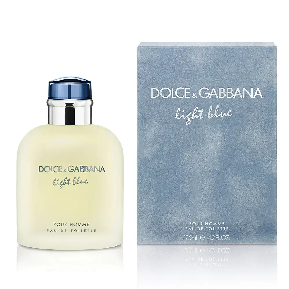 Dolce & Gabbana Light Blue Men Perfume 125ml EDT Eau De Toilette Fragrance Spray