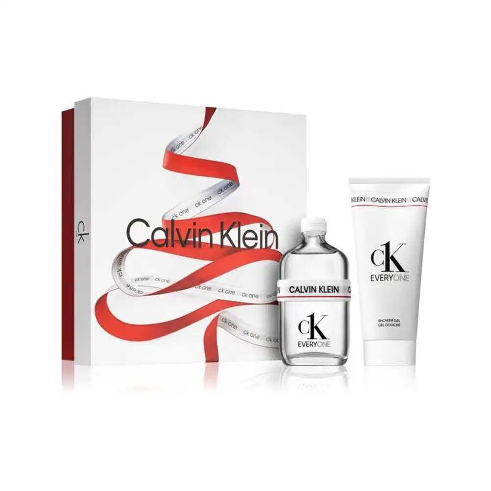 2pc Calvin Klein Everyone Adult Shower Gift Set With EDT Fragrance & Shower Gel