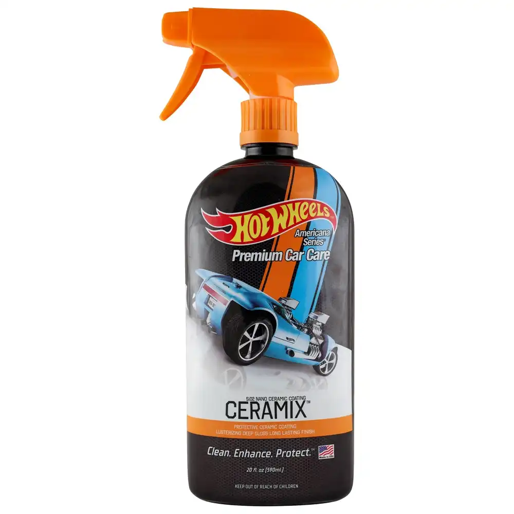 Hot Wheels Ceramix Americana After Wash Car Care Cleaner/Protector Spray 590ml
